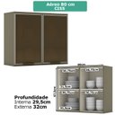 Ver imagem 5 de Cozinha Modulada 13 Peças MDF Evy Duna Cristal 27 Henn