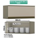 Ver imagem 4 de Cozinha Modulada 13 Peças MDF Evy Duna Cristal 27 Henn