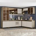 Ver imagem 2 de Cozinha Modulada 13 Peças MDF Evy Duna Cristal 27 Henn