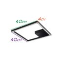 Ver imagem 3 de Plafon Sobrepor Tec Preto 40cm LED 30W 3000K Bivolt Gd014B Bella