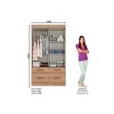 Ver imagem 4 de Guarda Roupas 2 Portas de Correr e 4 Gavetas Briz Be25 Branco - Henn