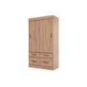 Ver imagem 5 de Guarda Roupas 2 Portas de Correr e 4 Gavetas Briz Be25 Branco - Henn