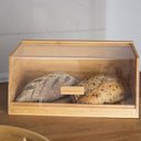 Ver imagem 7 de Porta pão de bambu com tampa transparente 35cm - Oikos