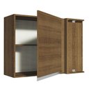 Ver imagem 5 de Armário de Cozinha Aéreo de Canto 1 Porta Rustic Glamy Madesa