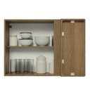 Ver imagem 4 de Armário de Cozinha Aéreo de Canto 1 Porta Rustic Glamy Madesa