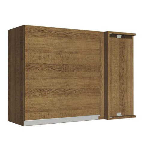 Armário de Cozinha Aéreo de Canto 1 Porta Rustic Glamy Madesa