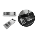 Ver imagem 7 de Cuba Kit Escorredor Completo Dqi Linear Módulo Único 43cm em Aço Inox Escovado