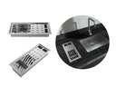 Ver imagem 7 de Cuba Kit Escorredor Completo Dqi Linear Módulo Único 43cm em Aço Inox Escovado