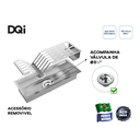 Ver imagem 5 de Cuba Kit Escorredor Completo Dqi Linear Módulo Único 43cm em Aço Inox Escovado