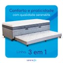 Ver imagem 6 de Cama 3 em 1 Solteiro Serenelife - Tecido Alpha 56