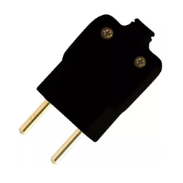 Pacote 10un Benjamin Tomada Pino Plug 2P Macho 10A:Branco - 5