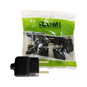 Ver imagem 7 de Pacote 10un Benjamin Tomada Pino Plug 2P Macho 10A:Branco