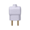 Ver imagem 1 de Pacote 10un Benjamin Tomada Pino Plug 2P Macho 10A:Branco