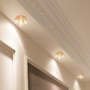 Ver imagem 7 de 4 Spot Embutido Cristal Base Dourada G9 Lavabo Sala Bet11
