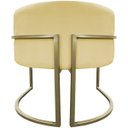 Ver mais imagens de Kit 2 Poltronas Decorativa Recepção Luna Suede Cores Base de Ferro Champagne