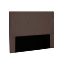 Ver imagem 1 de Cabeceira Aquilla Para Cama Box Queen 160 cm Suede - D’Rossi - Café