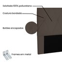 Ver imagem 3 de Cabeceira Aquilla Para Cama Box Queen 160 cm Suede - D’Rossi - Café