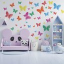 Ver imagem 2 de Adesivo de Parede Decorativo Infantil Borboletas
