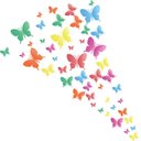 Ver imagem 1 de Adesivo de Parede Decorativo Infantil Borboletas