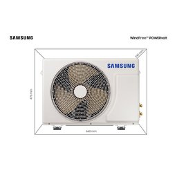 Ar Condicionado Split Inverter Samsung WindFree PowerVolt Frio 12000 BTUs Bivolt AR12BVFAVWKXAZ - 16