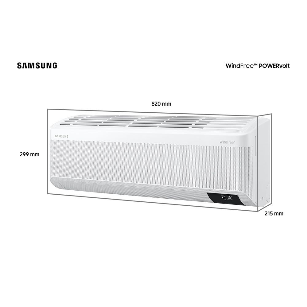 Ar Condicionado Split Inverter Samsung WindFree PowerVolt Frio 12000 BTUs Bivolt AR12BVFAVWKXAZ - 14