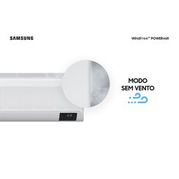 Ar Condicionado Split Inverter Samsung WindFree PowerVolt Frio 12000 BTUs Bivolt AR12BVFAVWKXAZ - 11