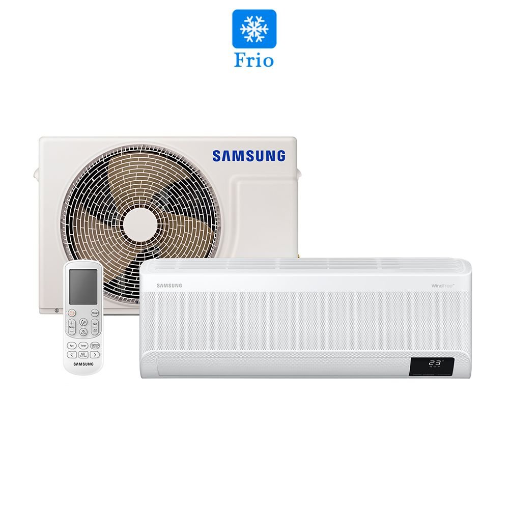 Ar Condicionado Split Inverter Samsung WindFree PowerVolt Frio 12000 BTUs Bivolt AR12BVFAVWKXAZ - 2