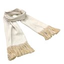Ver imagem 2 de Peseira Xale Cachecol Lenço Para O Frio Echarpe Pashmina Bege
