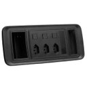 Ver imagem 2 de Caixa Regua Tomada Embutir 3 Tomadas 2 Rj45 1 Usb-c