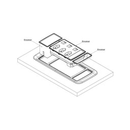 Caixa Regua Tomada Embutir 3 Tomadas 2 Rj45 1 Usb-c - 7