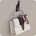 Ver imagem 2 de Gancho De Parede Decorativo Pendurador De Bolsa Roupa C.P