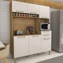 Ver imagem 1 de Cozinha Compacta Montano 6 Portas 2 Gavetas Freijó/soft - Panorama Móveis