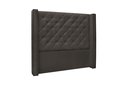 Ver imagem 2 de Cabeceira Casal 140cm Suede Vicenza Cinza