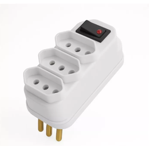 Adaptador Benjamin 3 Tomadas com Interruptor Liga/desliga
