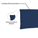 Ver imagem 4 de Cabeceira Suspensa Solteiro 90cm Suede Veneza Azul