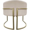 Ver mais imagens de Poltrona Decorativa Recepção Luna Suede Base Ferro Champagne