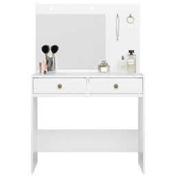Penteadeira Camarim Ideal com Espelho e Led Branco Moval - 4