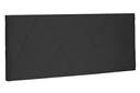 Ver imagem 2 de Cabeceira Suspensa Queen 160cm Suede Aquilla Preto