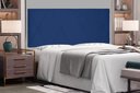 Ver imagem 1 de Cabeceira Suspensa King 195cm Suede Aquilla Azul