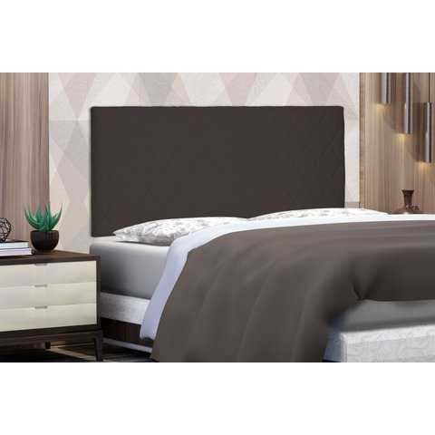 Cabeceira Suspensa Solteiro 90cm Suede Esmeralda Verde