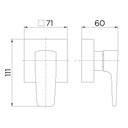 Ver imagem 2 de Acabamento para Registro Docol Lift 8048CE DocolBase 1.1/2" e 1.1/4" Ônix