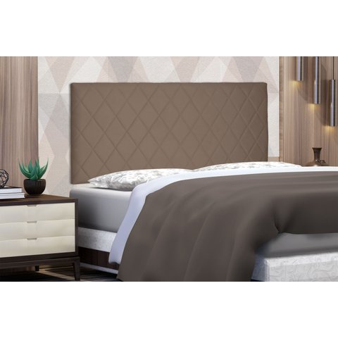 Cabeceira Suspensa Casal 140cm Suede Esmeralda Verde