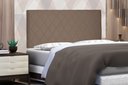 Ver imagem 1 de Cabeceira Suspensa Casal 140cm Suede Esmeralda Verde