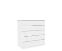 Ver imagem 1 de Cômoda Premium 5 Gavetas Tcil Móveis:neve