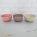 Ver imagem 2 de Bowl de Bambu Sortido Cumbuca Tigela Pequena 12x6cm para Sobremesa Frutas
