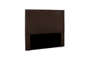 Ver imagem 2 de Cabeceira Solteiro Suede 90cm Esmeralda Marrom