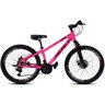 Bicicleta Aro 26 com Câmbio Traseiro Shimano Rbx Rosa/preto - 1