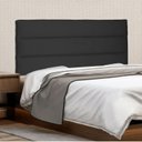Ver imagem 1 de Cabeceira Suspensa Queen 160cm Suede La Itáliana Preto