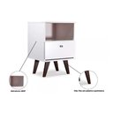 Ver imagem 3 de Mesa Lateral P/ Sala Rt3019 C/ 1 Gaveta Mel - Movelbento