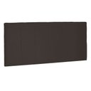 Ver imagem 2 de Cabeceira Suspensa Solteiro 90cm Suede Ravenna Marrom